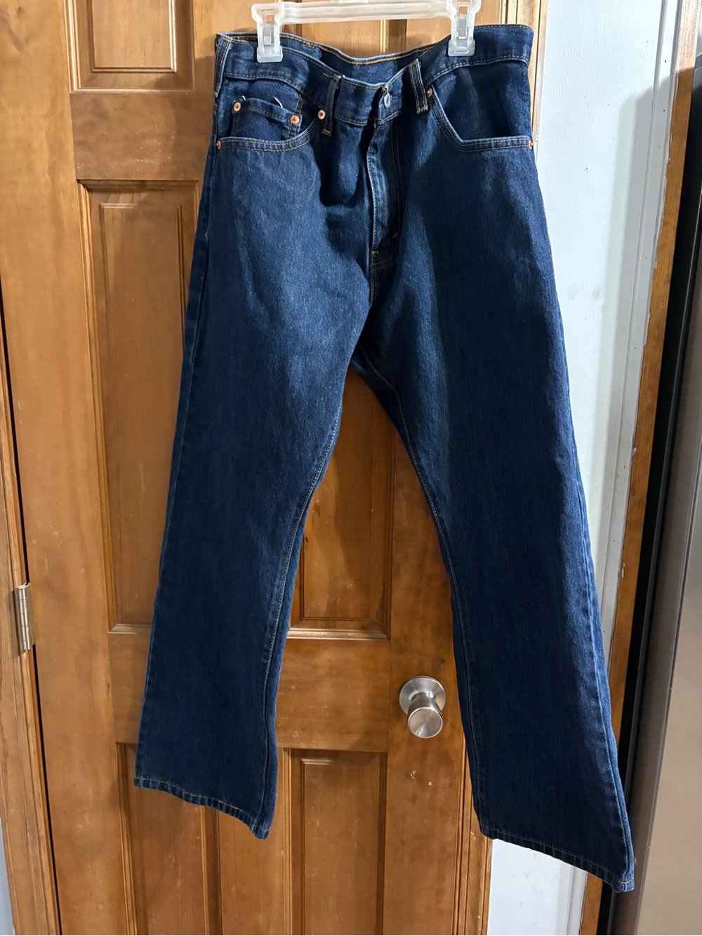 Levi's Dark Blue Straight Leg Jeans